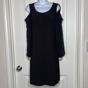 Sale! ☄️MSK Black Cold Shoulder Dress Size 6